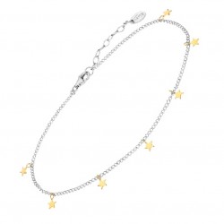 LOTUS SILVER ANKLET WITH STARS-LP3240-8/2